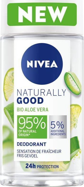 Nivea Dezodorant Naturally Good Bio Aloe Vera w kulce 50 ml 1
