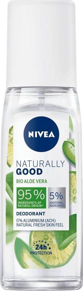 Nivea Dezodorant Naturally Good Bio Aloe Vera w sprayu 75 ml 1