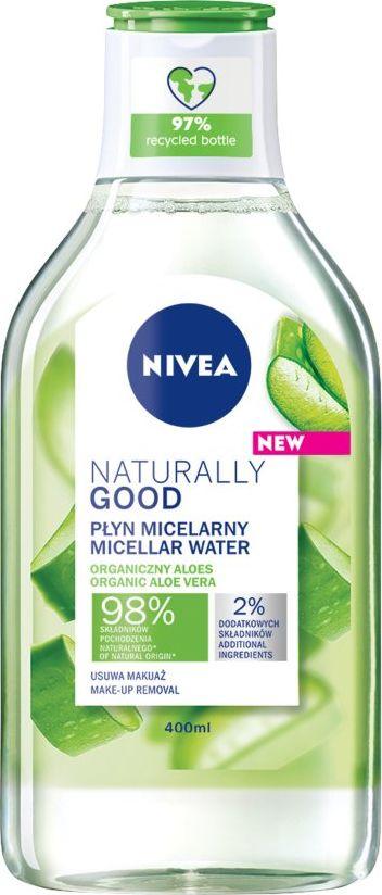 Nivea Naturally Good Micellar Water Organic Aloe Vera płyn micelarny, 400ml 1