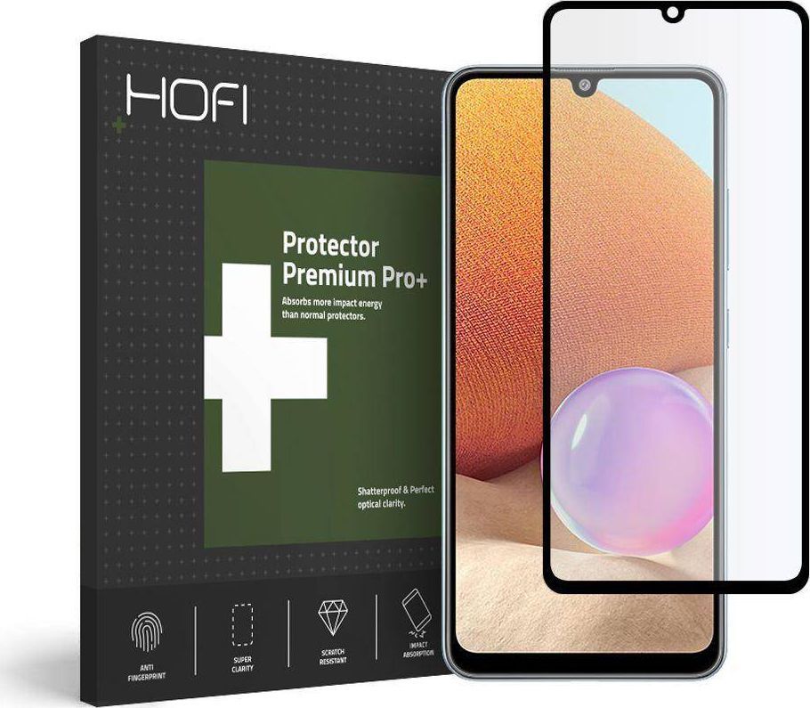 Hofi Glass SZKŁO HARTOWANE HOFI GLASS PRO+ GALAXY A32 LTE BLACK 1
