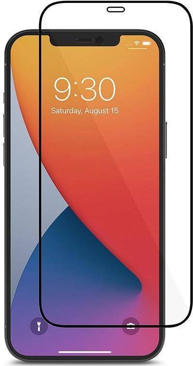 Moshi Szkło hybrydowe Moshi AirFoil Pro Apple iPhone 12 Pro Max (czarna ramka) 1