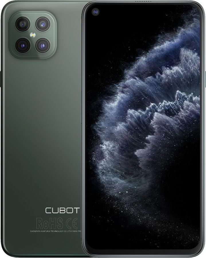 Smartfon Cubot C30 + Folia hydrożelowa Rock Space Anti Blue 8/256GB Dual SIM Zielony 1