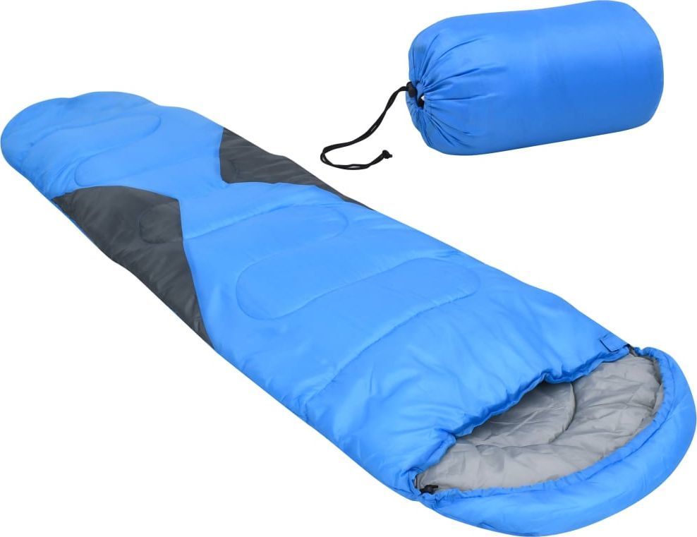 vidaXL Śpiwór niebieski, 5, 1400 g (92614) 1