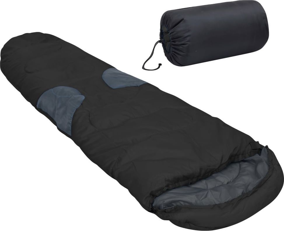 vidaXL Śpiwór czarny, -5, 2000 g (92622) 1
