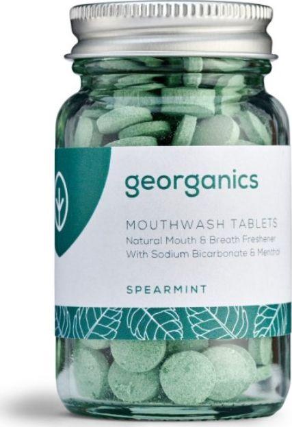 Georganics Naturalne tabletki do płukania jamy ustnej, Spearmint, 180 tabletek 1