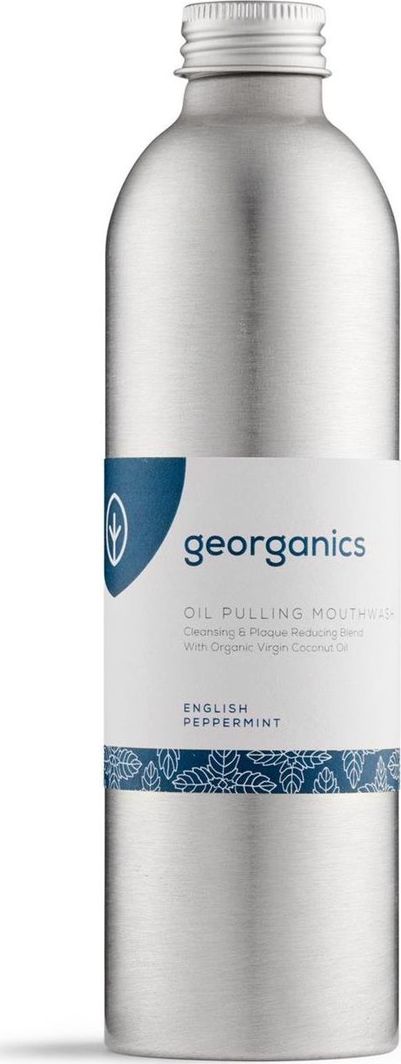 Georganics Olej do płukania ust, English Peppermint, 275 ml 1