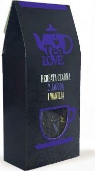 Tea Love Herbata Tea LOVE czarna z jagodą i wanilią 70g 1