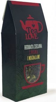 Tea Love Herbata Tea LOVE zielona z wiśnią i migdałami 1