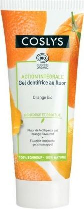 Coslys Pomarańczowy żel do zębów z fluorem, 75ml 1