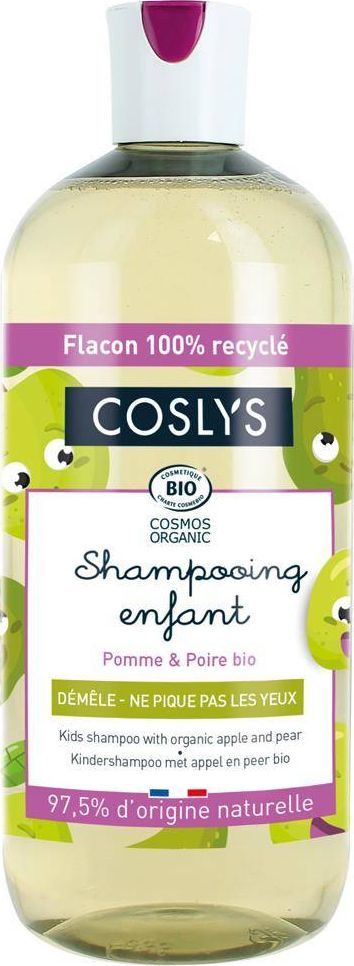 Coslys Organiczny szampon dla dzieci, Jabłko i Gruszka, 500 ml 1