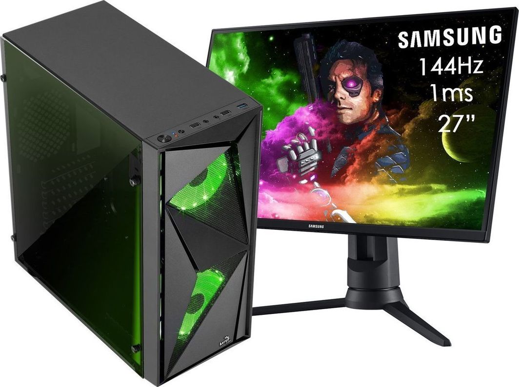 Komputer GER-POL Glider, Ryzen 5 3600, 16 GB, GTX 1660, 512 GB M.2 PCIe Windows 10 Pro 1