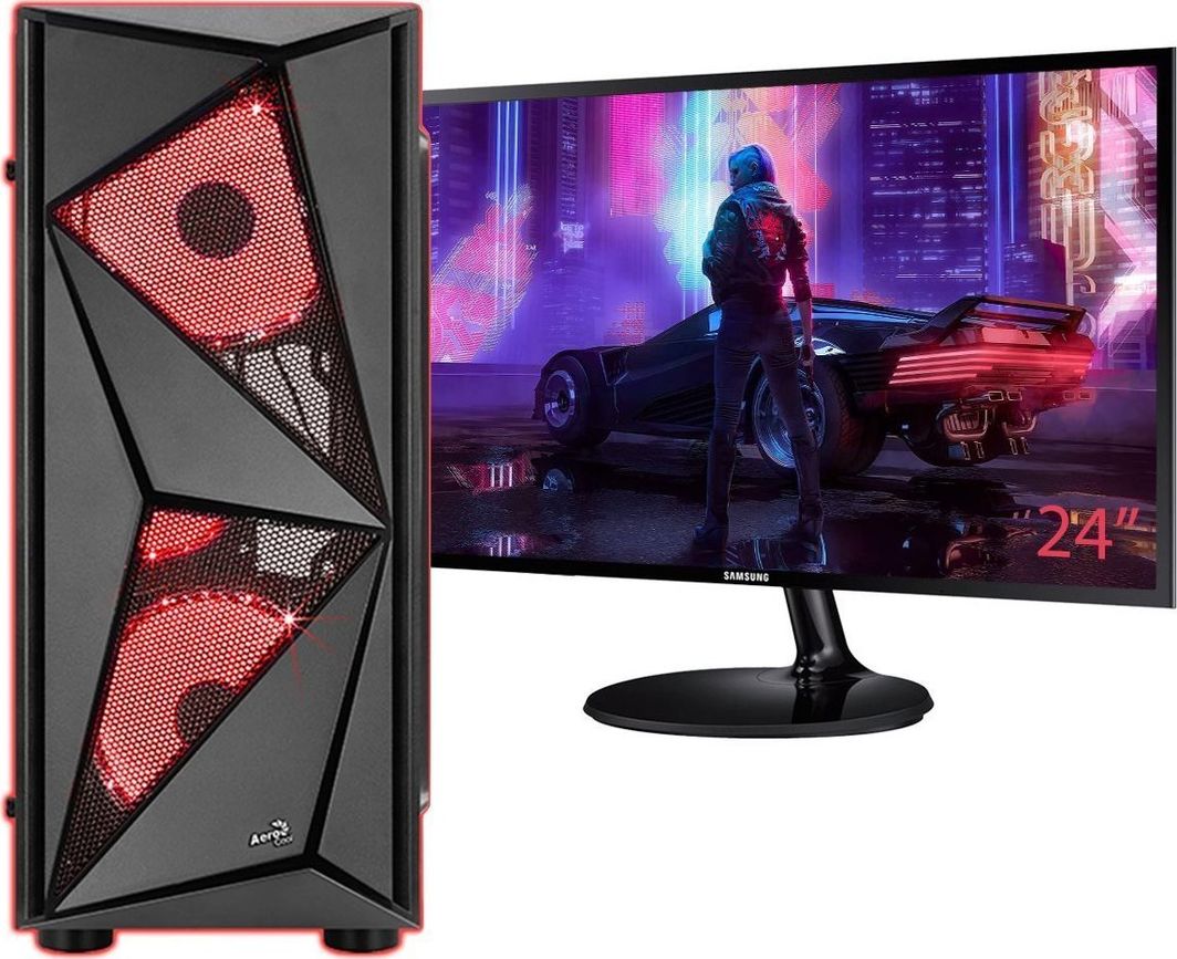 Komputer GER-POL Glider, Ryzen 5 1600, 16 GB, GTX 1650, 128 GB SSD 1 TB HDD Windows 10 Pro 1