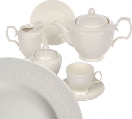 Lumarko mariapaula ecru klasyka queen zestaw kawowy 6/21 1