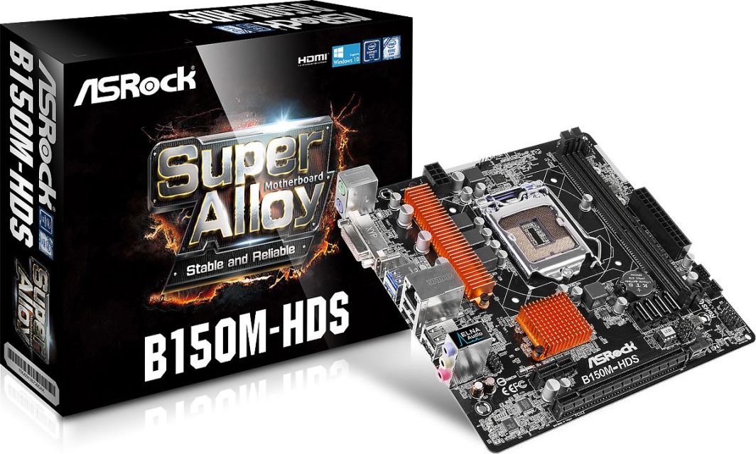 Asrock b150m hds какие процессоры поддерживает