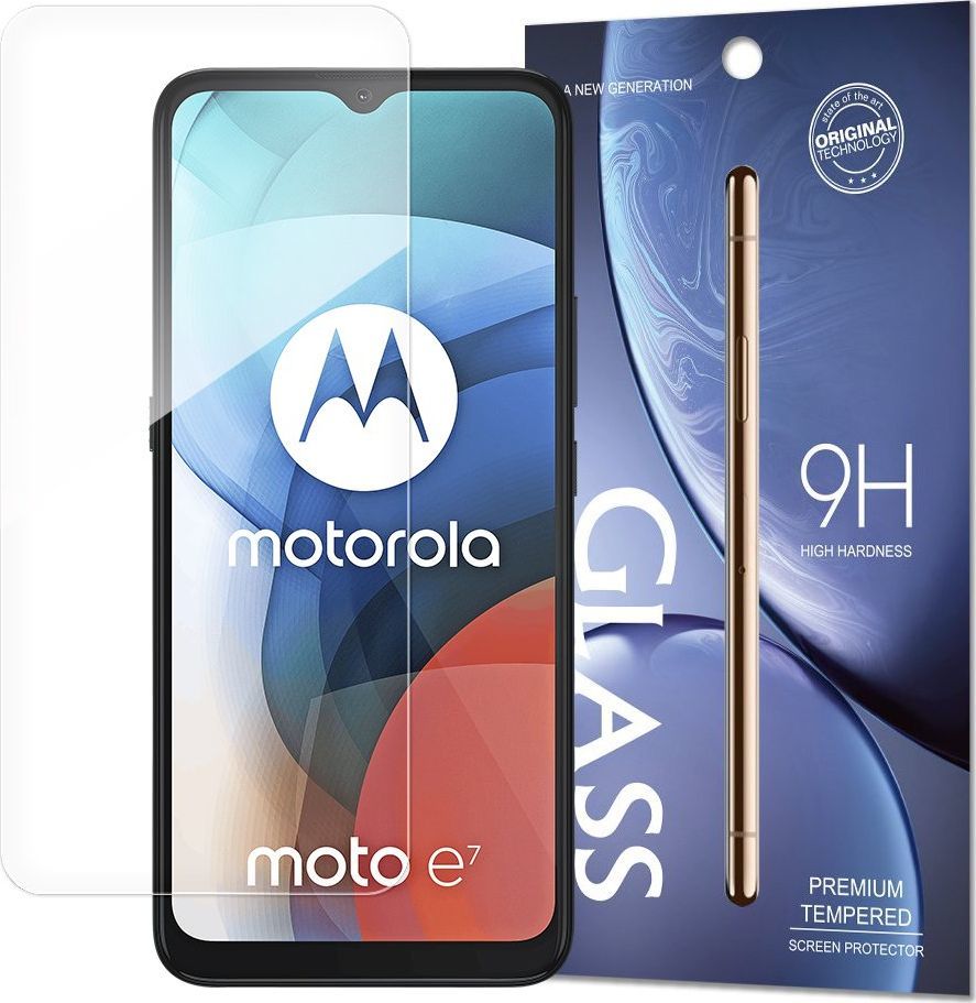 Tempered Glass szkło hartowane 9H Motorola Moto E7 (opakowanie koperta) 1