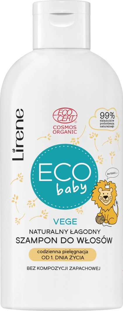 Lirene Eco Baby Vege Naturalny łagodny Szampon Do Włosów 1
