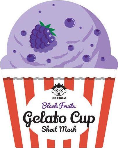 Mola Maseczka W Płachcie Do Twarzy Black Fruits Gelato Cup Sheet Mask 23 ml 1