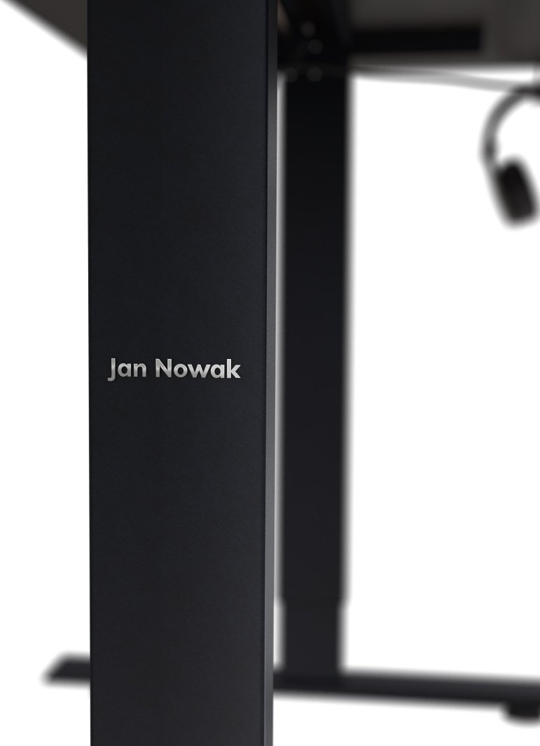 Fotel Diablo Chairs X-Fighter czarny + EGON 1100 Czarne 110 cmx60 cm 1