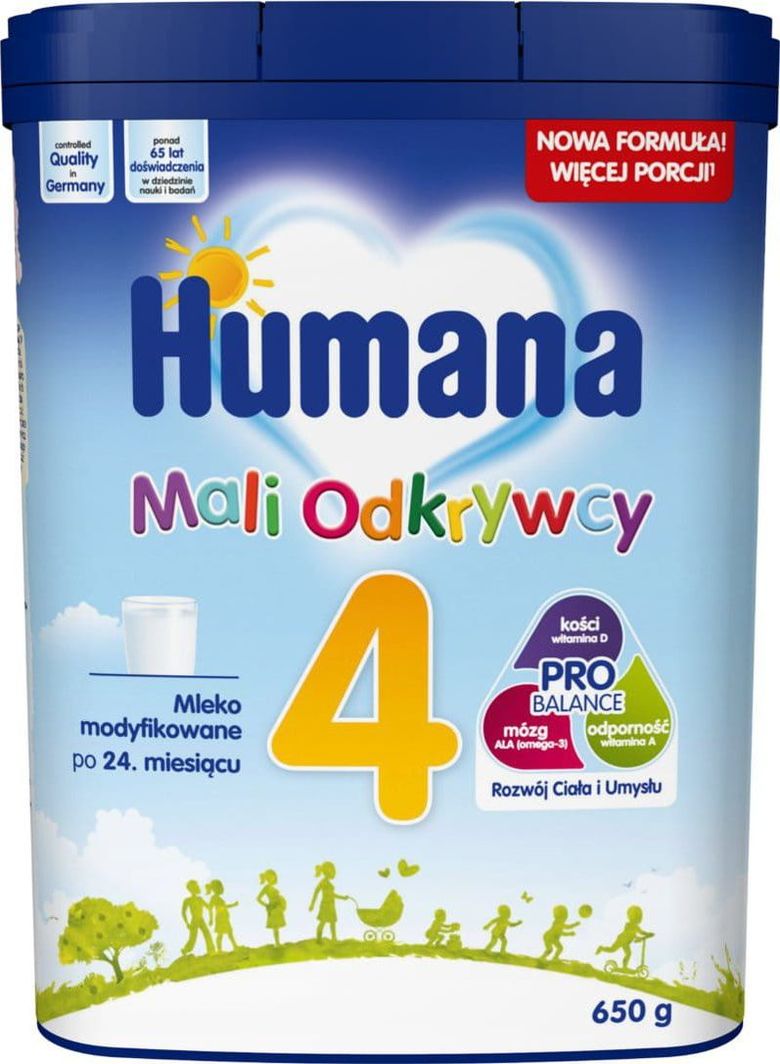 Humana  Mleko Modyfikowane Po 24 Miesiącu 650g 1
