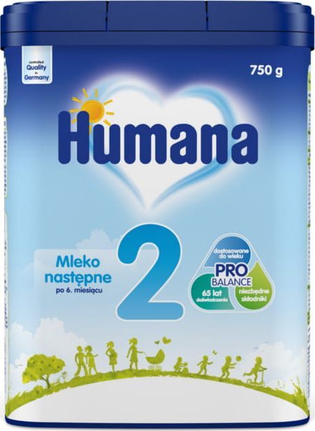 Humana Mleko Następne Od 6 Miesięca 750g 2 1