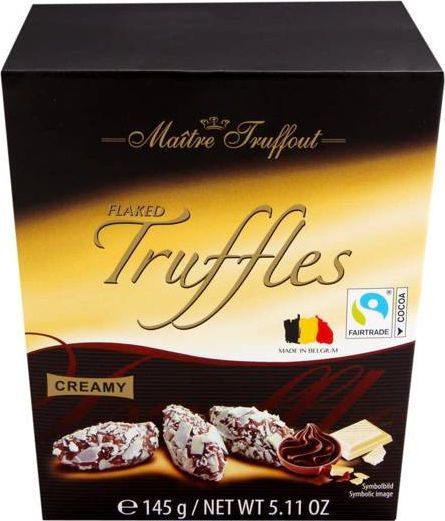 MaitreTruffout MaitreTruffout Trufle z Płatkami Białej Czekolady 145 g 1