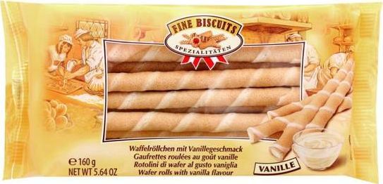 Feiny Biscuits Feine Biscuits Rurki Waflowe Waniliowe 160 g 1