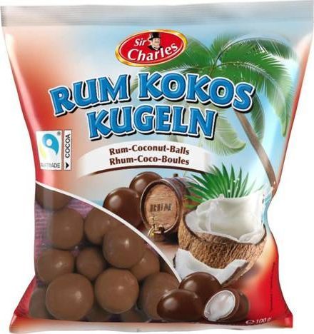SirCharles SirCharles Rum-Kokos-Kugeln 0,75% vol. 100 g 1