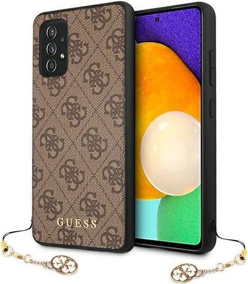 Guess Guess GUHCA52GF4GBR A525/A526 A52 brązowy/brown hard case 4G Charms Collection 1