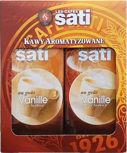 Kawa mielona Sati Sati zestaw 2x250g kawa waniliowa mielona 1