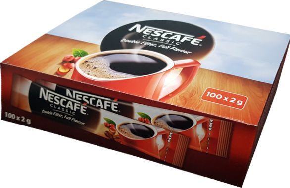 Nescafe Nescafe CLASSIC 100 x 2g paluszki (displ.) 1