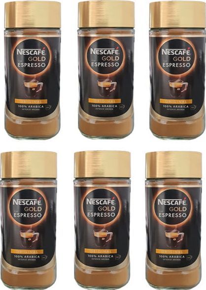 Nescafe 6 x Nescafe Espresso Gold 100g kawa rozpuszczalna 1