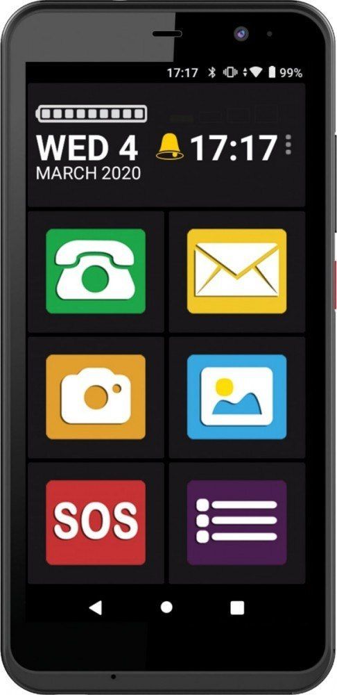 Smartfon Maxcom MS 515 1/8GB Dual SIM Czarny  (MAXCOMMS515FS) 1