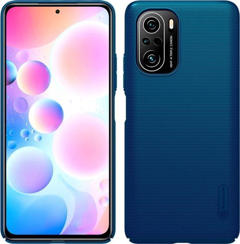 Nillkin Etui Frosted Mi 11i, Poco F3 Niebieskie 1