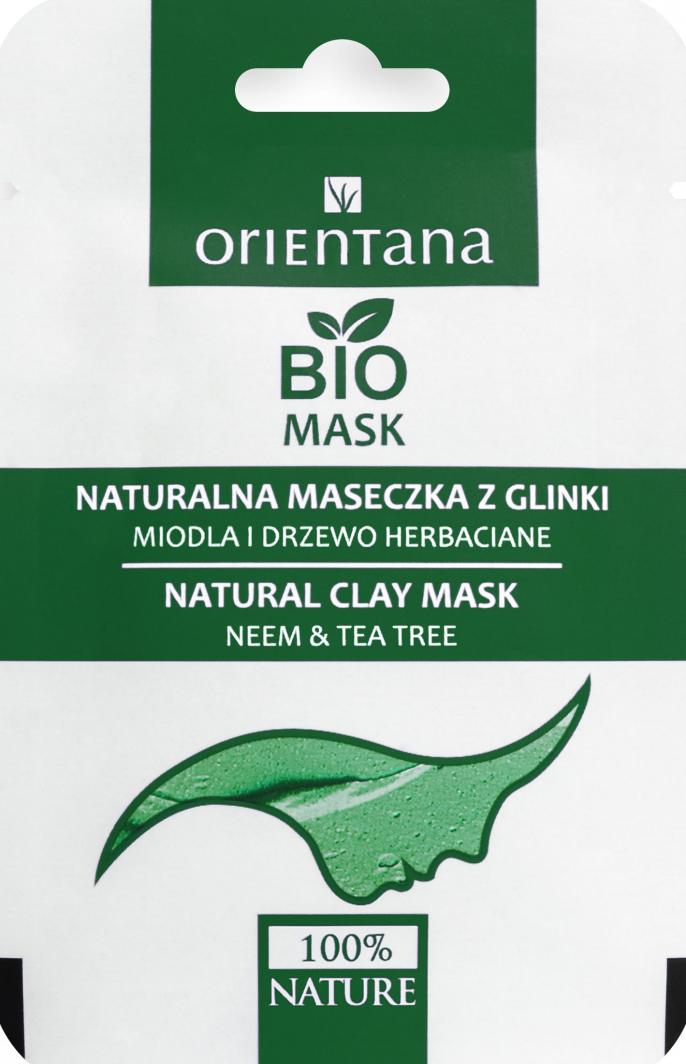 Orientana Maseczka z glinki, Neem i Drzewo herbaciane,10g 1