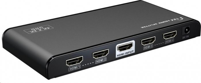 PremiumCord PremiumCord HDMI 2.0 splitter 1-4 porty, 4K x 2K/60Hz, FULL HD, 3D, černý 1