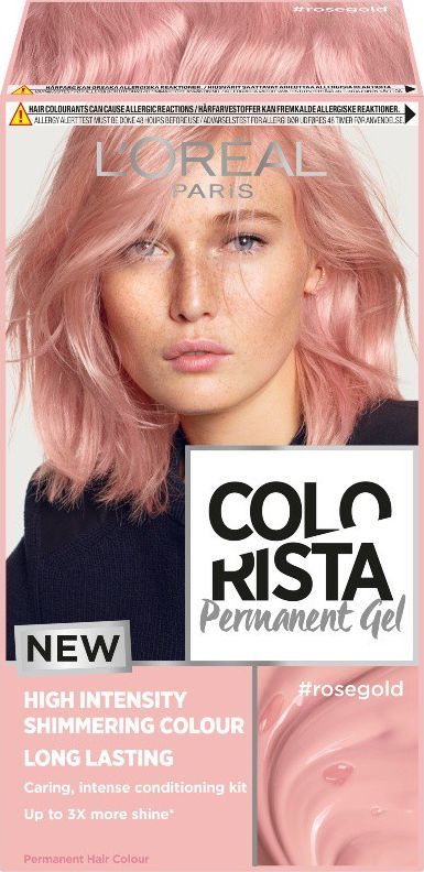 XXX_Loreal (L’Oreal Paris) LOral Paris Colorista Permanent Gel Farba do włosów 60ml Rose Gold 1