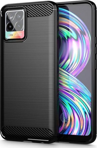 Tech-Protect TPUCarbon Realme 8/8 Pro Black 1