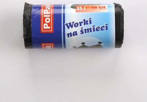 Polpak Polpak worki na śmieci hdpe 35 l 50szt 1