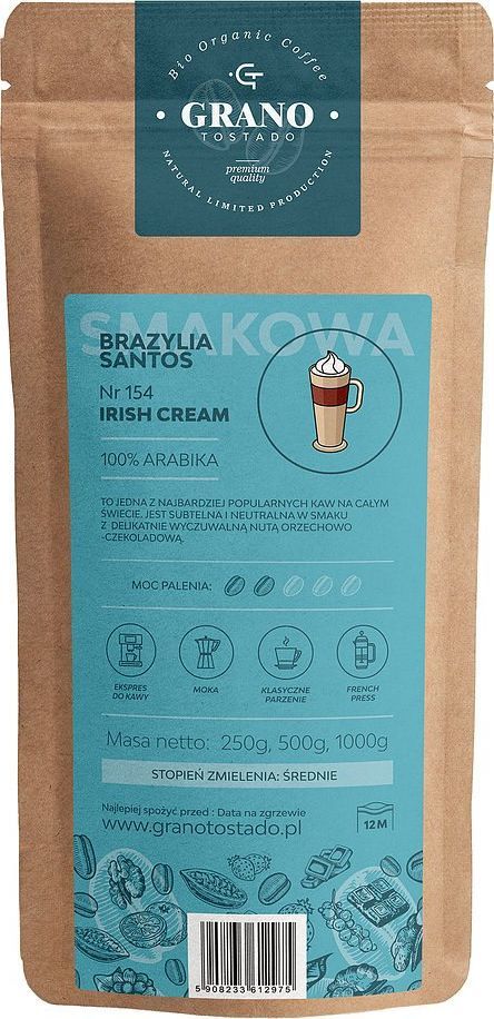 Kawa mielona Grano Tostado Kawa średnio mielona Granotostado IRISH CREAM 250g 1