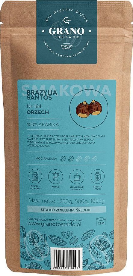 Kawa mielona Grano Tostado Kawa średnio mielona Granotostado Orzech 250g 1