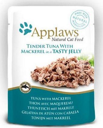 Applaws Saszetka dla kota tuńczyk z makrelą w galaretce 70g (MS_8892) 1
