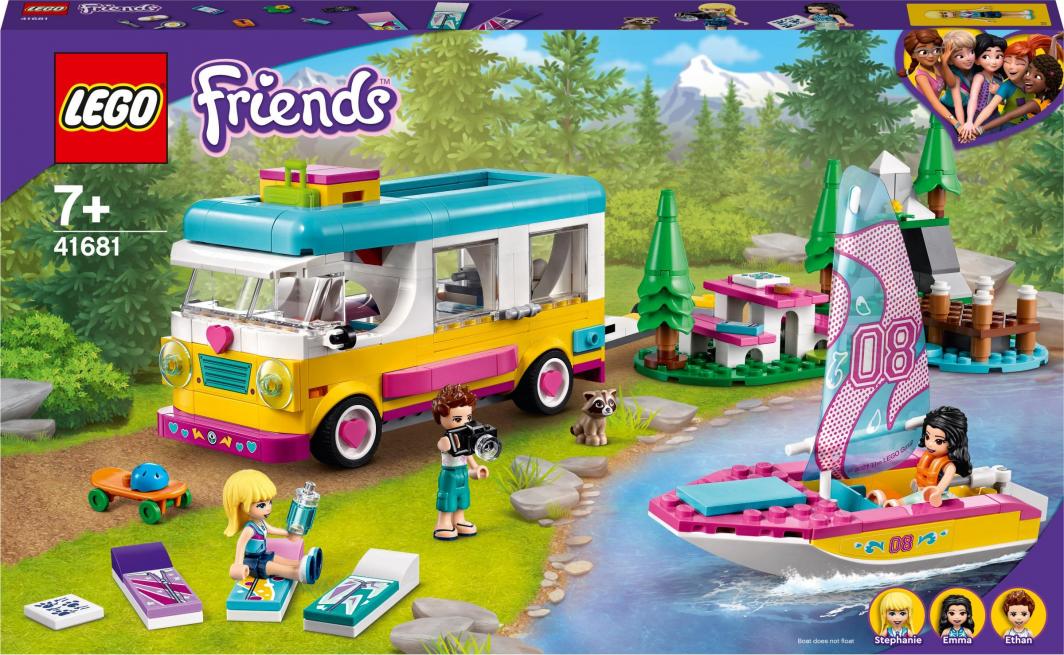 LEGO Friends Leśny mikrobus kempingowy i żaglówka (41681) 1