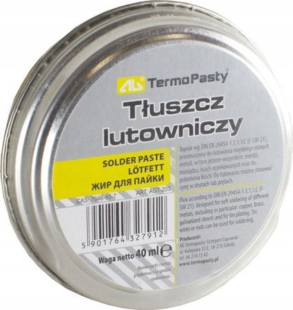 Techrebal Tłuszcz lutowniczy 40ml 1