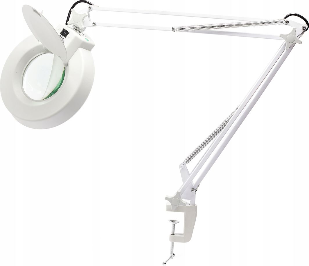Techrebal Lampa LED LT-86A z mocowaniem do stołu składane ramię (sprężyna wewnętrzna) 5x Dioptrii 1