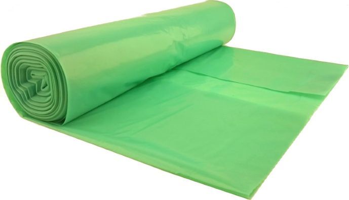 Aglo3 Aglo3 - Worki na śmieci szklane, zielone, ekstra mocne, folia LDPE, 25 sztuk - 120 l 1
