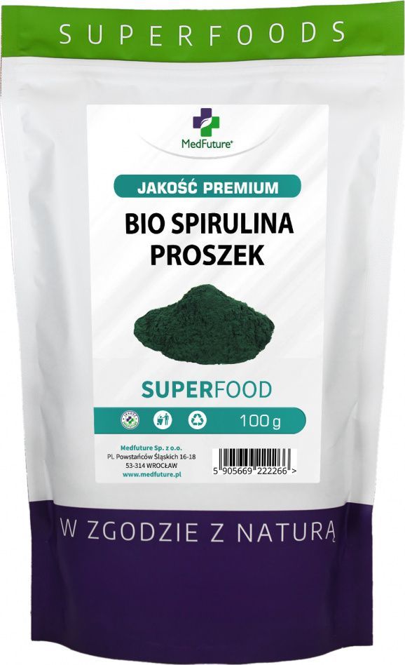 MedFuture Sproszkowana spirulina 100g 1