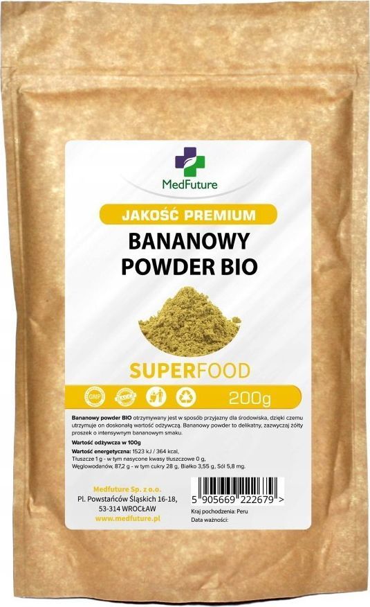 MedFuture Bananowy proszek - 200 g 1