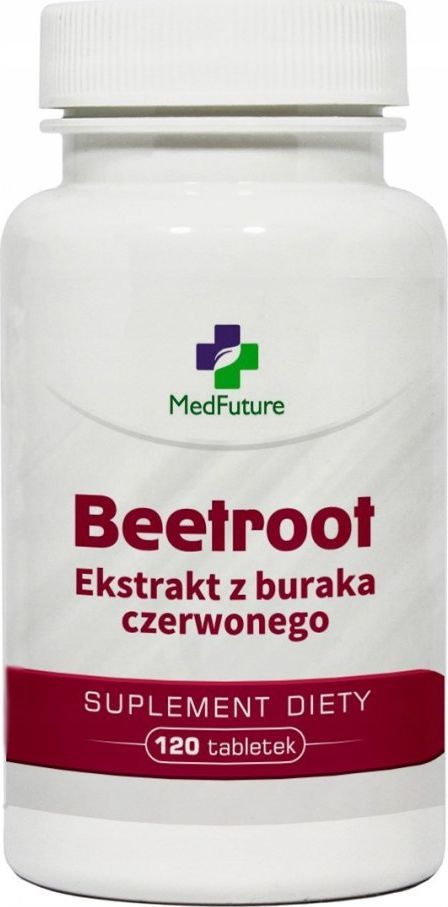 MedFuture Beetroot wyciąg z buraka cukrowego - 120 tabletek 1