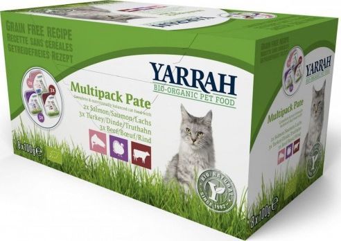 Yarrah (dla kota) multipack pasztet BIO (8 x 100 g) 800 g 1