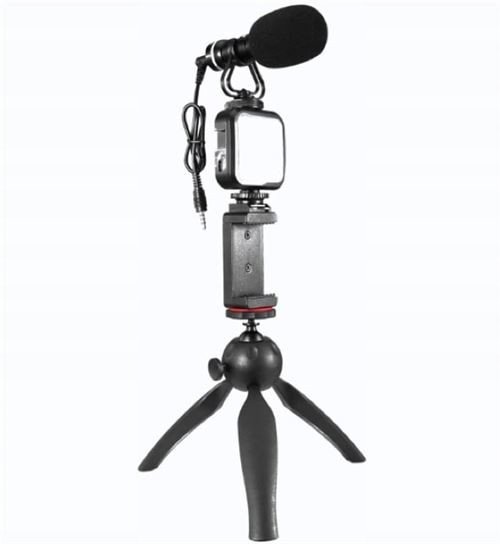 Selfie stick Xqisit XQISIT Social Media Recording Kit black 1